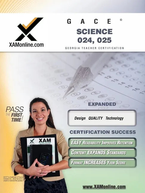 Gace Science 024, 025 Teacher Certification Test Prep Study Guide - Paperback