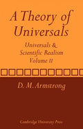 A Theory of Universals: Volume 2: Universals and Scientific Realism - Paperback