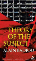 Theory of the Subject - Hardcover