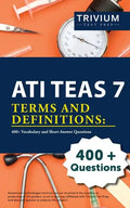 ATI TEAS 7 Terms and Definitions: 400+ Vocabulary and Short-Answer Questions - Paperback