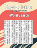 Sopa de letras en ingles para adultos-Word Search: Enriquecer tu vocabulario de inglés Letra Grande juegos de palabras para aprender el inglés - Paperback