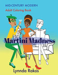 Martini Madness: Mid- Century Modern Adult Coloring Book - Paperback