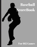 Baseball ScoreBook: 162 games, 8in x 10in, Included most popular stats, Special have matchup Jiugingge - Paperback