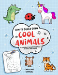How to easily draw cool animals: 17 children's favorite animals to trace and color - Paperback
