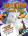 Haunted Treasure Hunt: A Halloween Inspired Coloring Book - Paperback