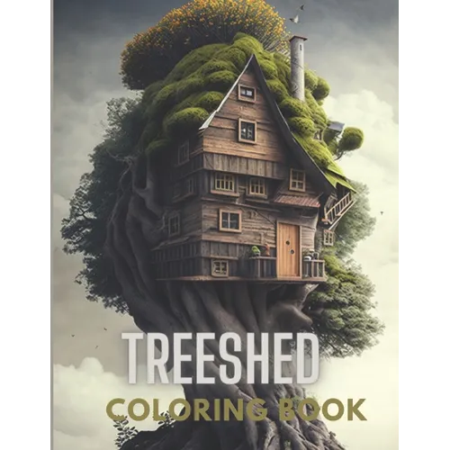 "The Majestic Treehouse: A Magnificent Coloring Book for Grown-Ups - Paperback
