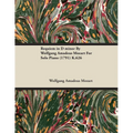 Requiem in D Minor by Wolfgang Amadeus Mozart for Solo Piano (1791) K.626 - Paperback