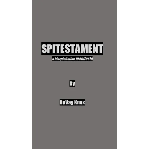 Spitestament - Paperback