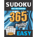 Sudoku One a Day Calendar: for Adults Easy 365 Puzzles with Answers - Paperback