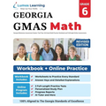 Georgia Milestones Assessment System Test Prep: 6th Grade Math Practice Workbook and Full-length Online Assessments: GMAS Study Guide - Paperback