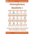 HOMOPHONES BOOKLETS 1 - Fun & Easy-to-Read 15 Booklets with words from Picture Homophones(TM) flashcards SET 1: For children in K-5, dyslexia, English - Paperback