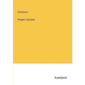 Proper Lessons - Paperback