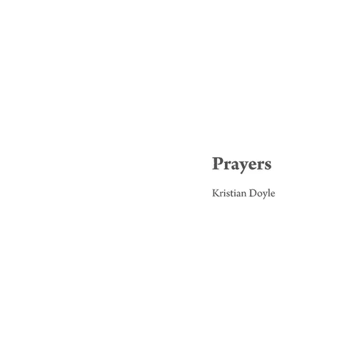 Prayers - Paperback