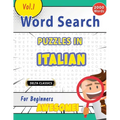 Word Search Puzzles in Italian for Beginners - Awesome! Vol.1 - Delta Classics - Paperback