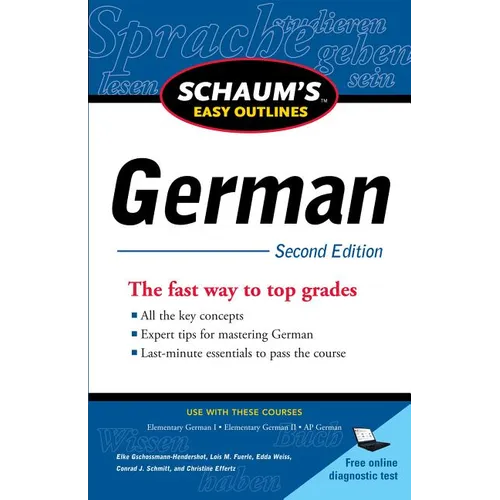 Schaum's Easy Outline of German, Second Edition - Paperback