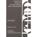Cognitive Aspects of Electronic Text Processing - Paperback