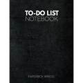 To Do List Notebook: Personal & Business Tasks With Priority Status, Daily To Do List, Checklist Paper Agenda 8.5 x 11 - Minimal Black Edition - Paperback