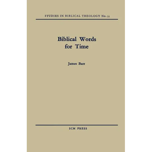 Biblical Words for Time - Paperback
