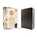 NIV Application Bible, European Bonded Leather, Black, Red Letter, Thumb Indexed, Comfort Print: Bringing the Ancient Message of the Bible Into Your W - Bonded Leather