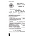 Geochemistry & Mineralogy of Rare Earth Elements - Paperback