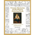 Twenty Mysteries of the Rosary Coloring Book: with Illustrations of Art Masterpieces and Bible Stories for Catholic/Christian Children - Paperback
