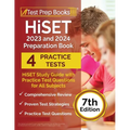 HiSET 2023 and 2024 Preparation Book: HiSET Study Guide with Practice Test Questions for All Subjects [7th Edition] - Paperback