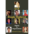 As If People Mattered - Paperback