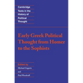 Early Greek Political Thought from Homer to the Sophists - Paperback
