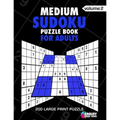 Medium Sudoku Puzzle Book For Adults: 200 Large Print Puzzles with Answer (Volume 2) - Paperback