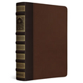 ESV Church History Study Bible: Voices from the Past, Wisdom for the Present (Trutone, Brown/Walnut, Timeless Design) - Imitation Leather