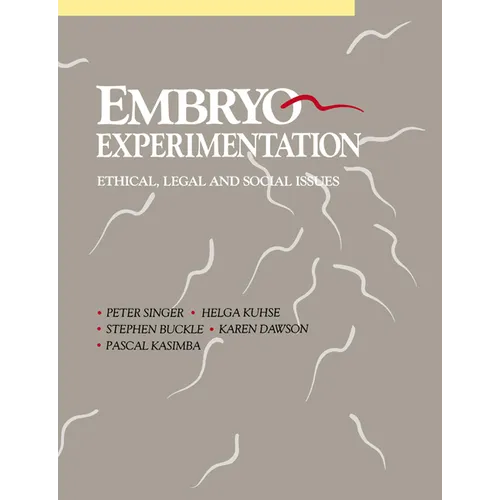 Embryo Experimentation - Paperback