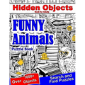 Hidden Objects Book for Adults Funny Animals: Find Hidden Object Search and Find Picture Puzzles - Paperback