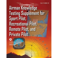Airman Knowledge Testing Supplement for Sport Pilot, Recreational Pilot, Remote Pilot, and Private Pilot (Faa-Ct-8080-2h) - Paperback