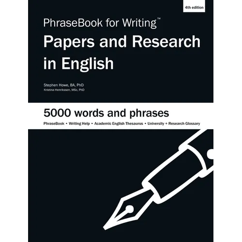 PhraseBook for Writing Papers and Research in English - Paperback