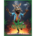 Stoner - Coloring Book for Adults: Funny Animals, Cartoon Characters, Humour for Adults - Paperback