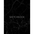 Sketchbook: Marble cover, sketchbook for Drawing, Coloring, Sketching and Doodling, 8.5 x 11 110 pages - Paperback