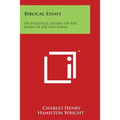 Biblical Essays: Or Exegetical Studies on the Books of Job and Jonah - Paperback