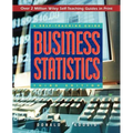 Business Statistics: A Self-Teaching Guide - Paperback