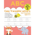 Easy Traceable Letters For Preschool Ages 3-5: Pen Control and Tracing - Paperback