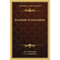 Essentials In Journalism - Paperback