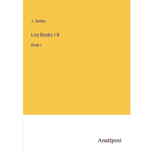 Livy Books I-X: Book I - Paperback