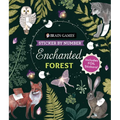 Brain Games - Sticker by Number: Enchanted Forest (24 Images to Sticker): Includes 2 Foil Sticker Sheets to Complete Each Image! - Paperback