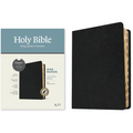 KJV Wide Margin Bible, Filament Enabled (Genuine Leather, Black, Indexed, Red Letter) - Leather
