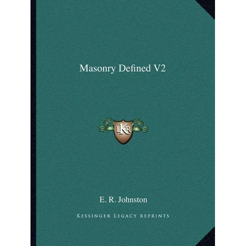 Masonry Defined V2 - Paperback