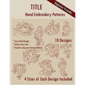 Cute Mermaids Hand Embroidery Patterns - Paperback