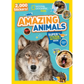 National Geographic Kids Amazing Animals Super Sticker Activity Book: Two Books in One with 2,000+ Stickers! - Paperback