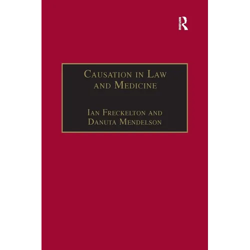Causation in Law and Medicine - Paperback