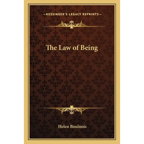 The Law of Being - Paperback