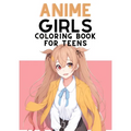 Anime Coloring Book For Teens: Cute Japanese Anime Coloring Pages for Teens and Adults - Paperback
