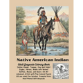 Native American Indian Adult Grayscale Coloring Book: Indian Camps, Teepee Day and Night, Eagles, Horses, Walks with Wolves, Buffalo, Moose, Bears: Oh - Paperback